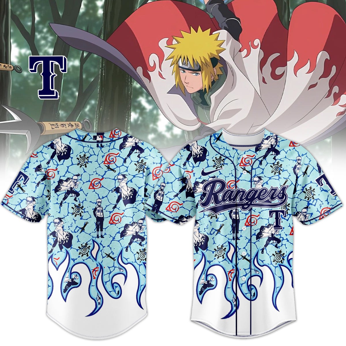 MLB ALL TEAM x Naruto "Minato" Limited Jersey | JU50