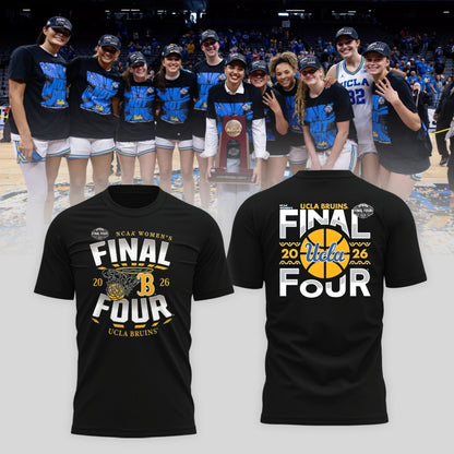 UCLA 2026 Women Basketball Five Four Champion T-Shirt Black Ver 10