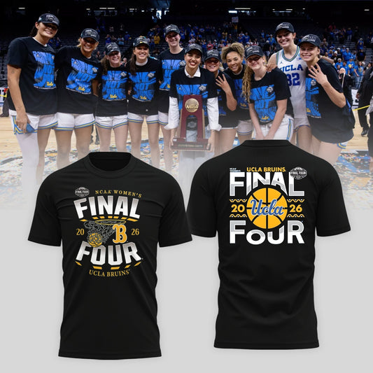 UCLA 2026 Women Basketball Five Four Champion T-Shirt Black Ver 10