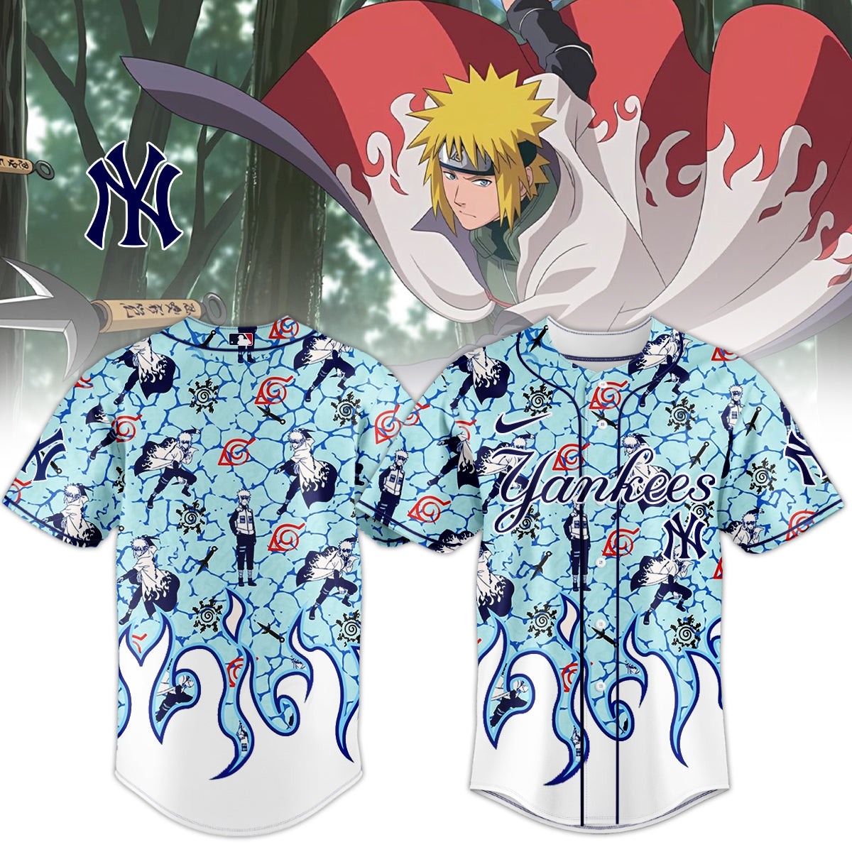 MLB ALL TEAM x Naruto "Minato" Limited Jersey | JU50