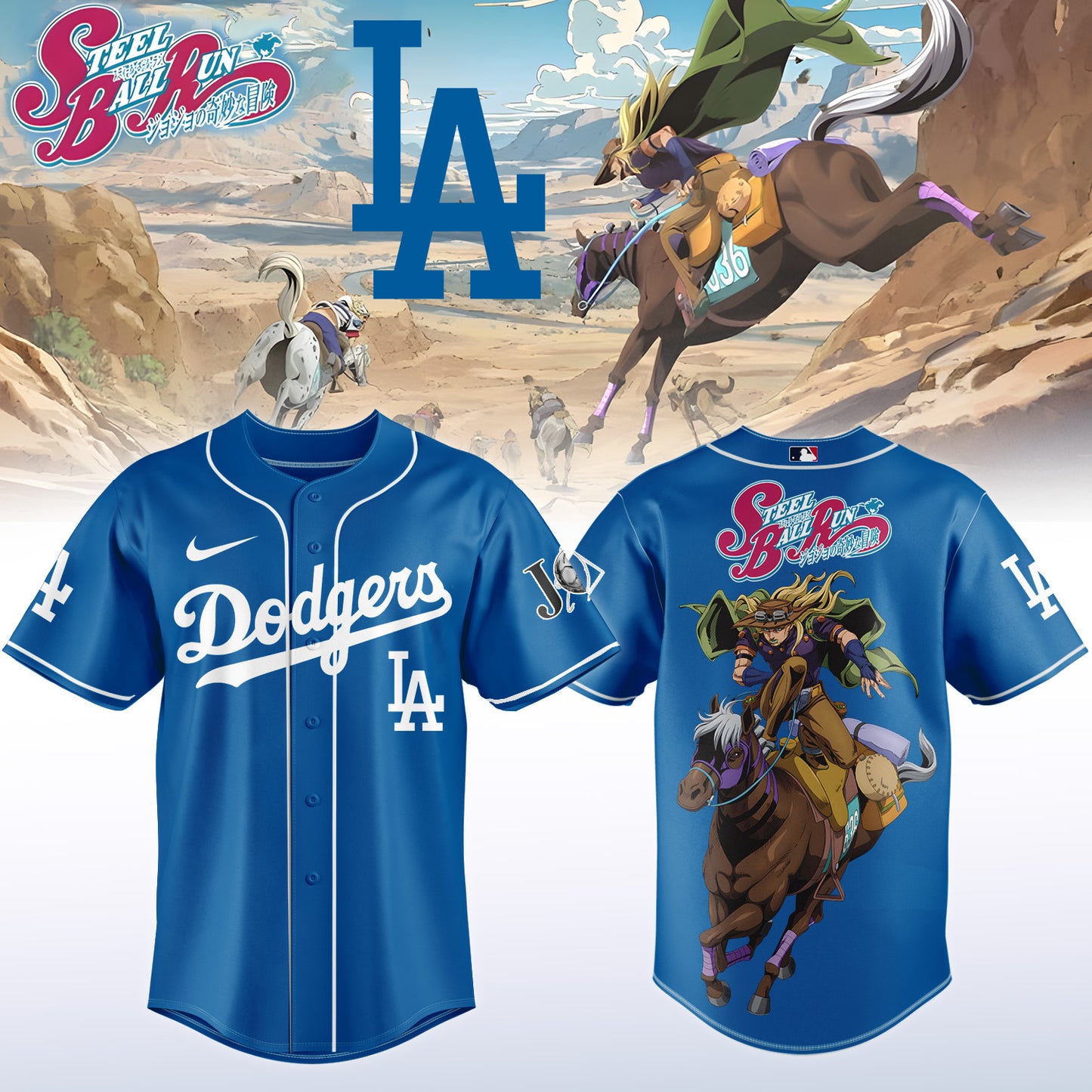 MLB ALL TEAMS x Steel Ball Run Limited Jersey | KZ14
