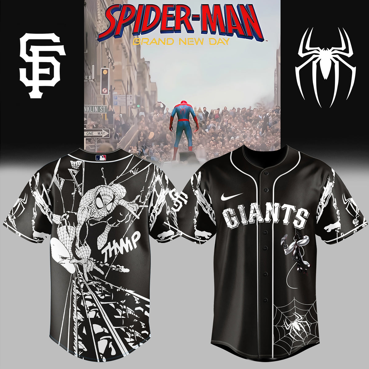 MLB ALL TEAM x Spider Man: Brand New Day Jersey | PK89