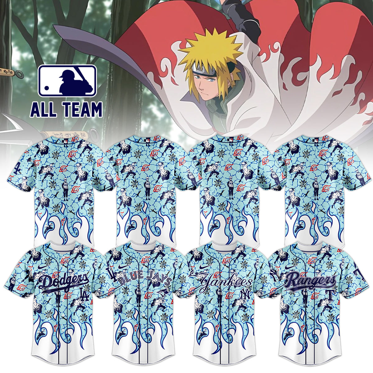 MLB ALL TEAM x Naruto "Minato" Limited Jersey | JU50