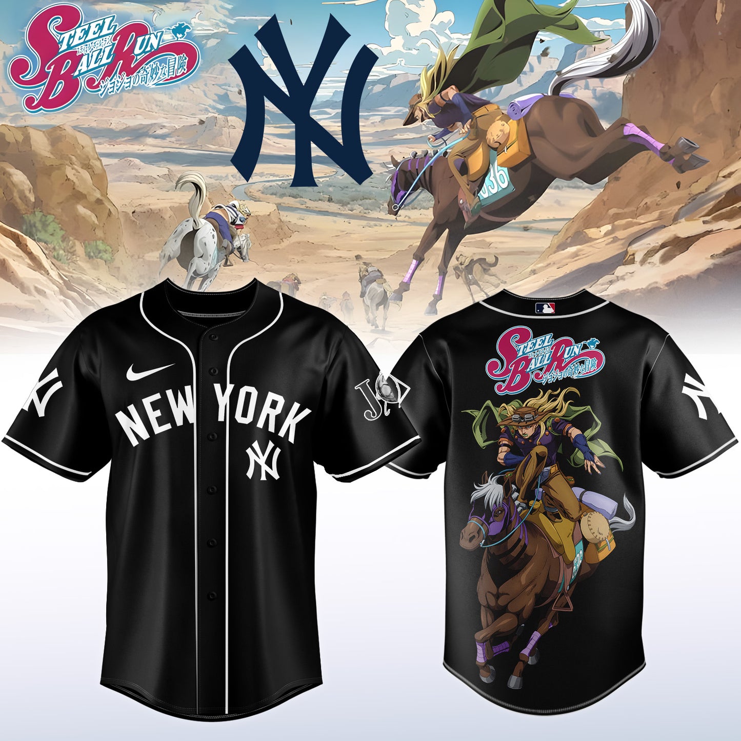 MLB ALL TEAMS x Steel Ball Run Limited Jersey | PI28