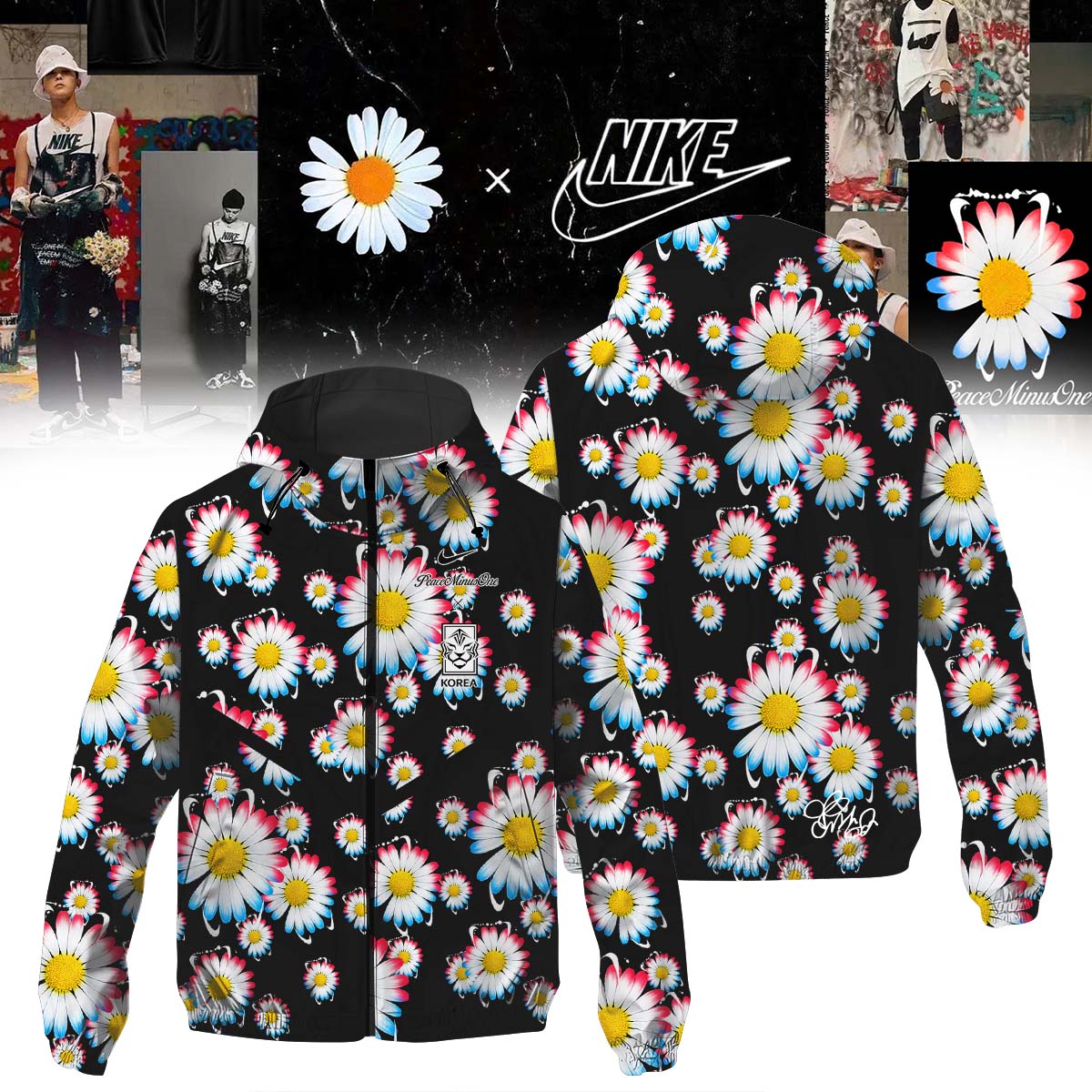 G-Dragon PEACEMINUSONE Streetwear Jacket