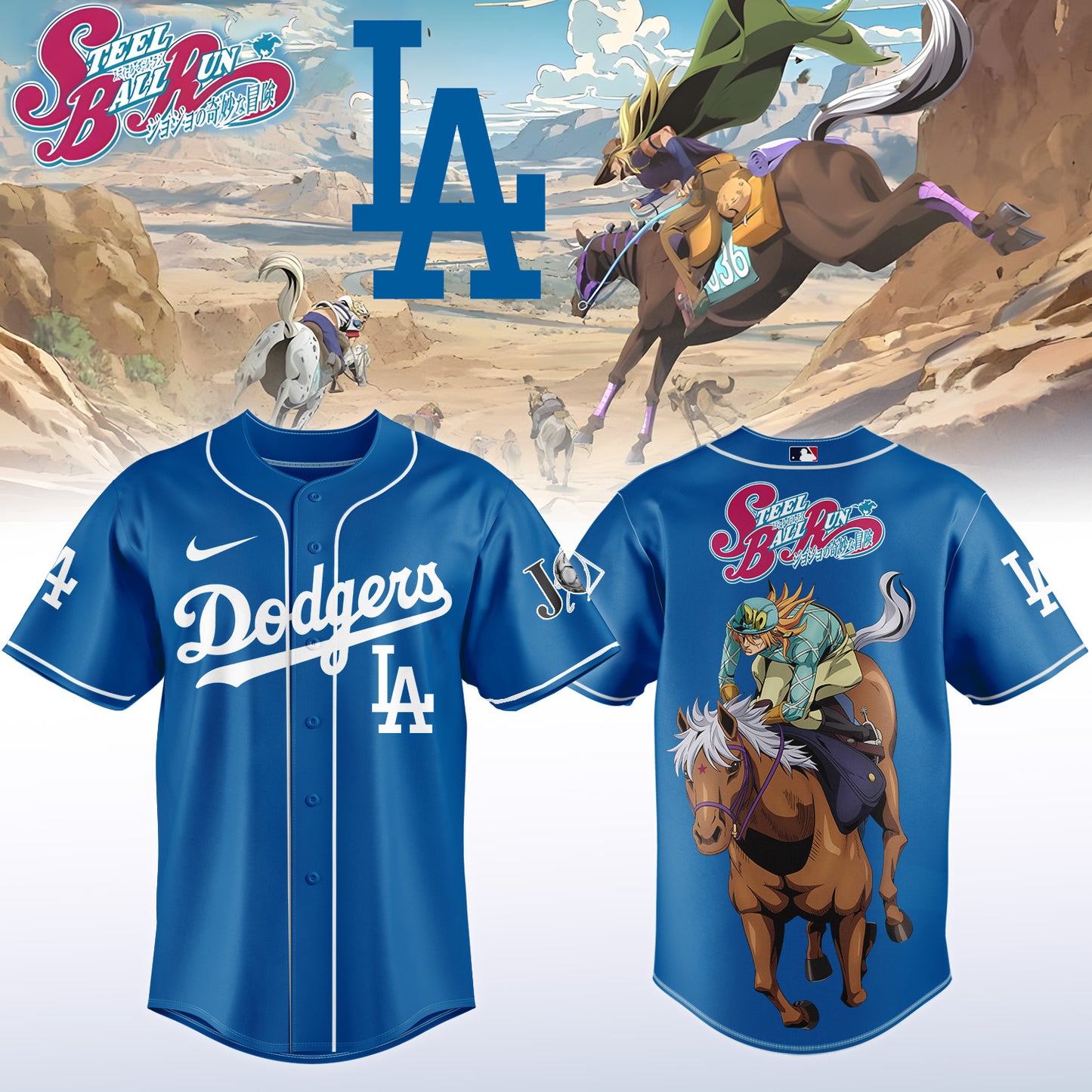MLB ALL TEAMS x Steel Ball Run Limited Jersey | MC89