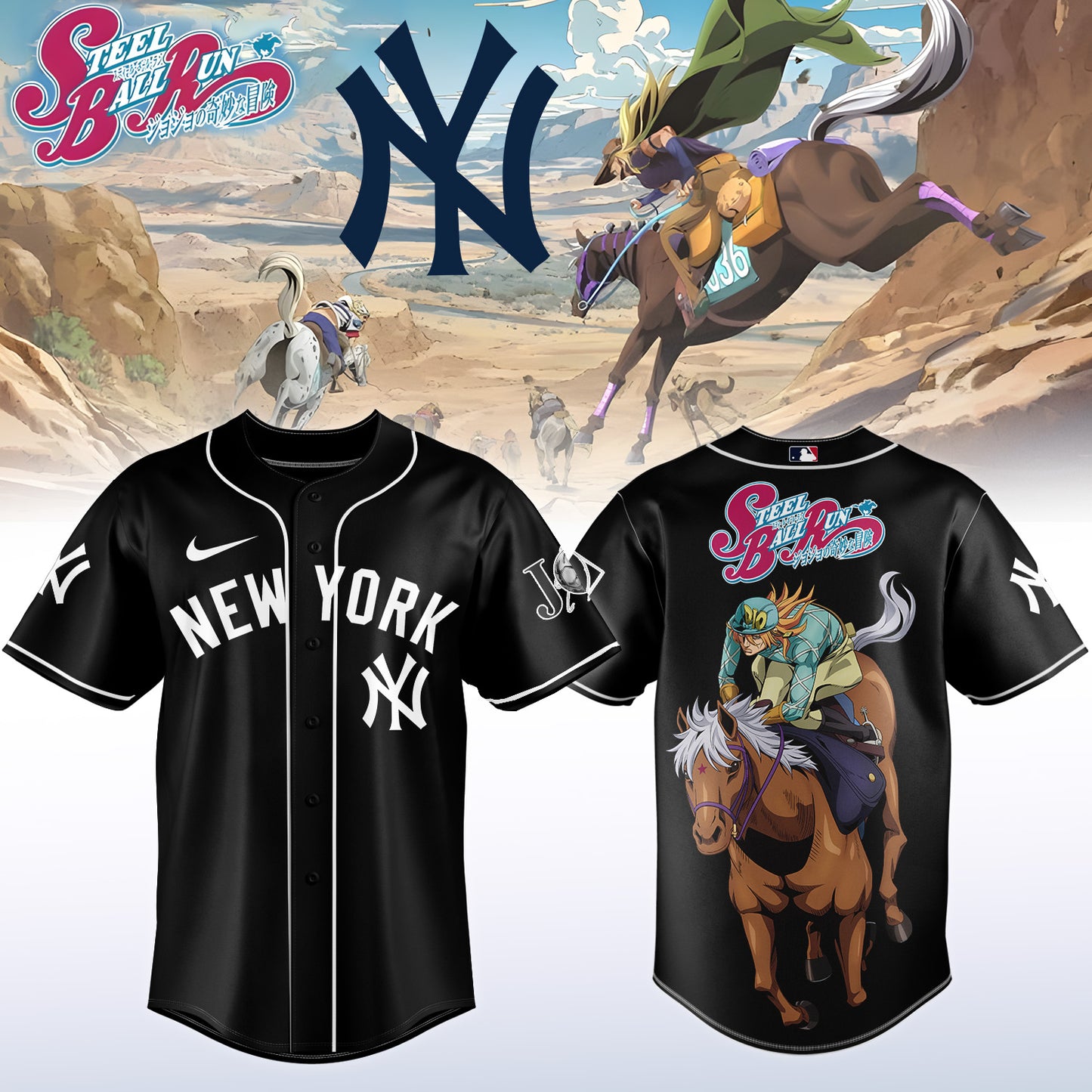 MLB ALL TEAMS x Steel Ball Run Limited Jersey | KW63