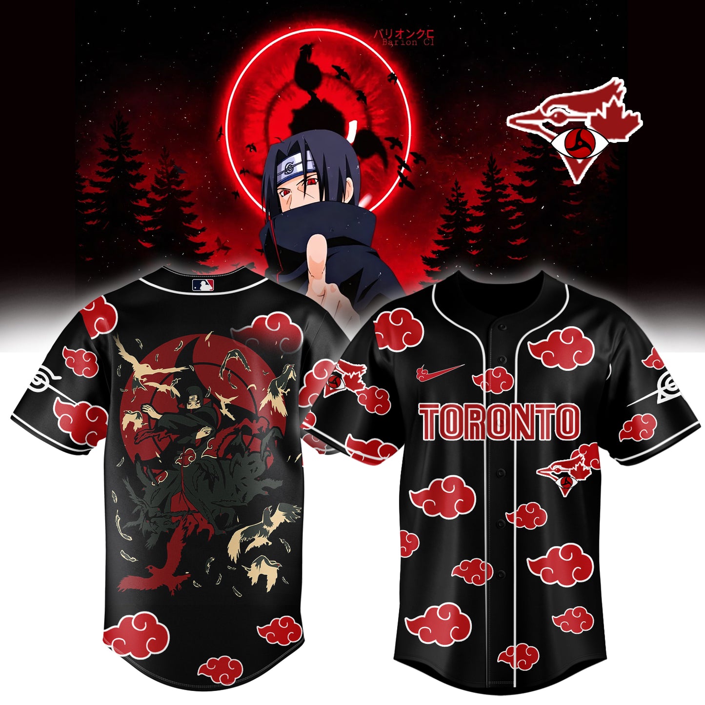 MLB ALL TEAM x Naruto "Itachi" Limited Jersey | AD69