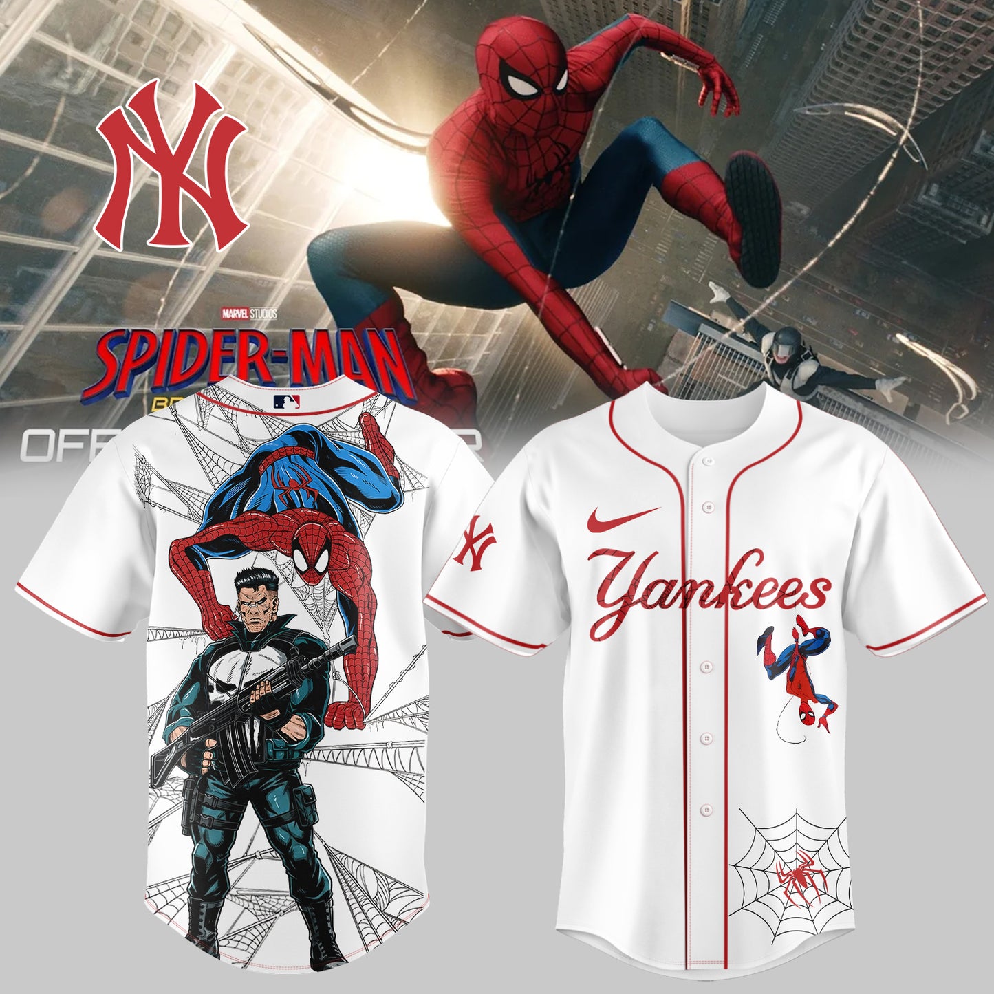 MLB ALL TEAM x Spider Man: Brand New Day Jersey | ZL97