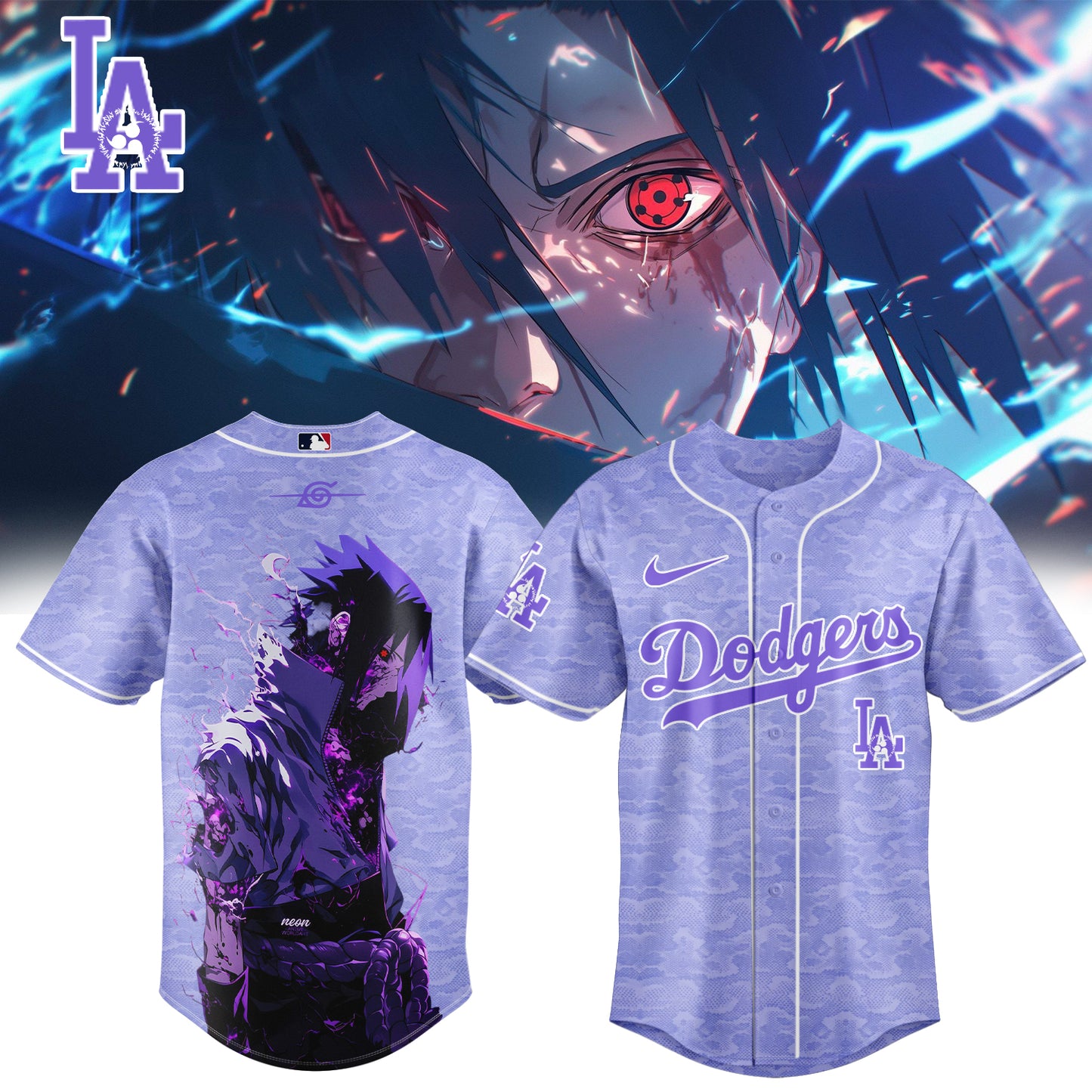 MLB ALL TEAM x Naruto "Sasuke" Limited Jersey | KX12