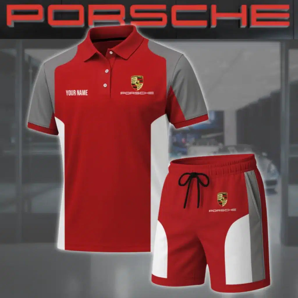 High Quality Customized Men's Porsche Polo Set PORSCHE-PO+STK-PS0741102