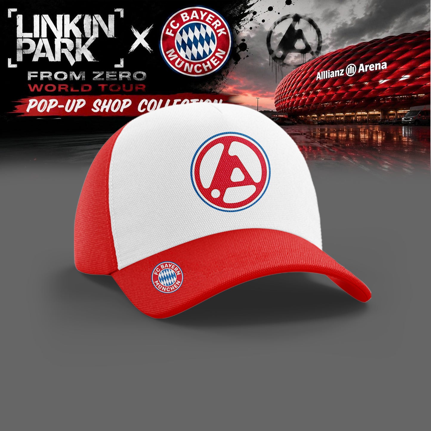 Linkin Park x FC Bayern München From Zero World Tour Limited T-Shirt | CV34