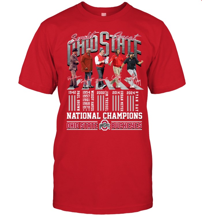 Ohio Coaches-Unisex Shirt, Ohio State Buckeyes Shirt National Champions Limited Edition