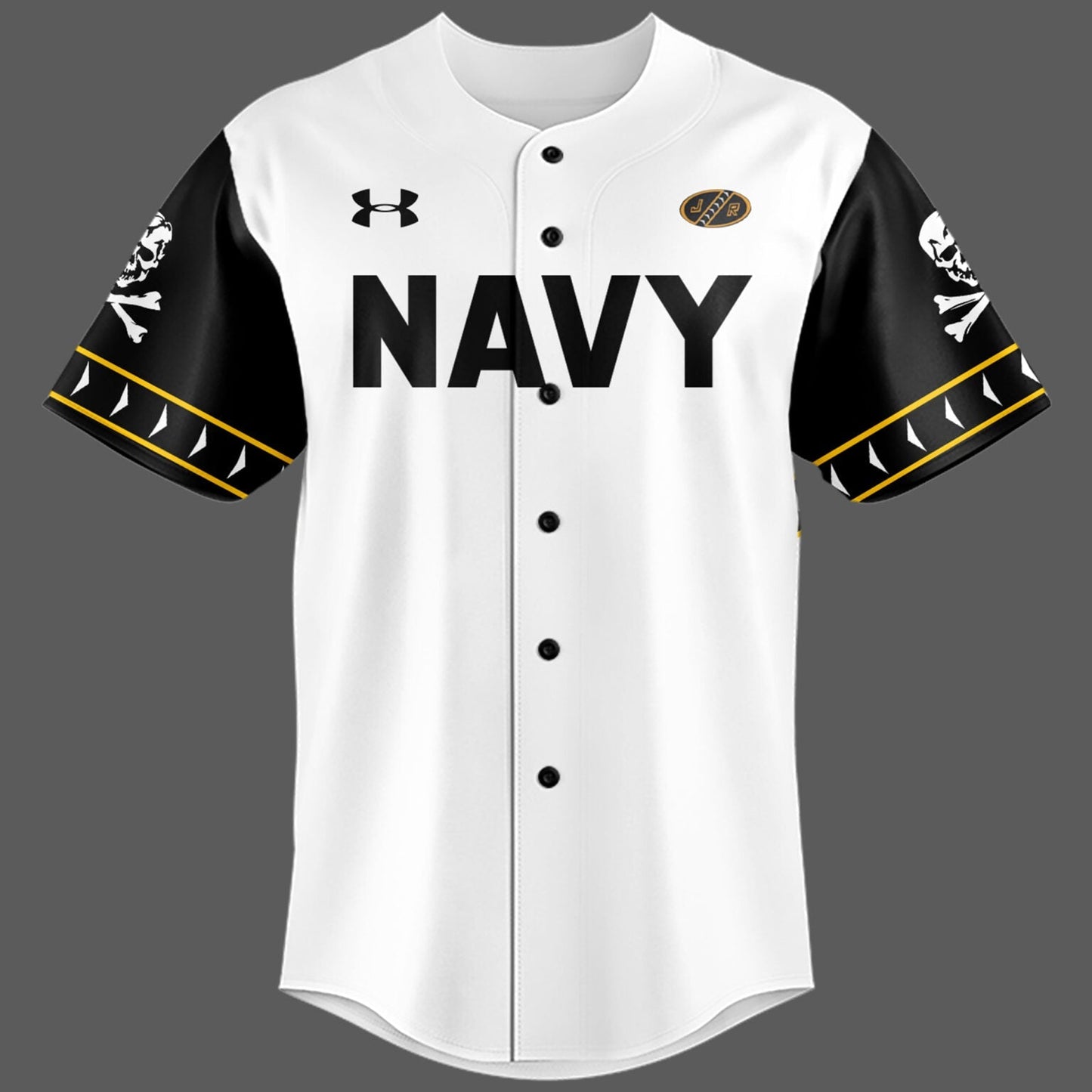 Special 2025 Jolly Rogers Navy Midshipmen Baseball Jersey