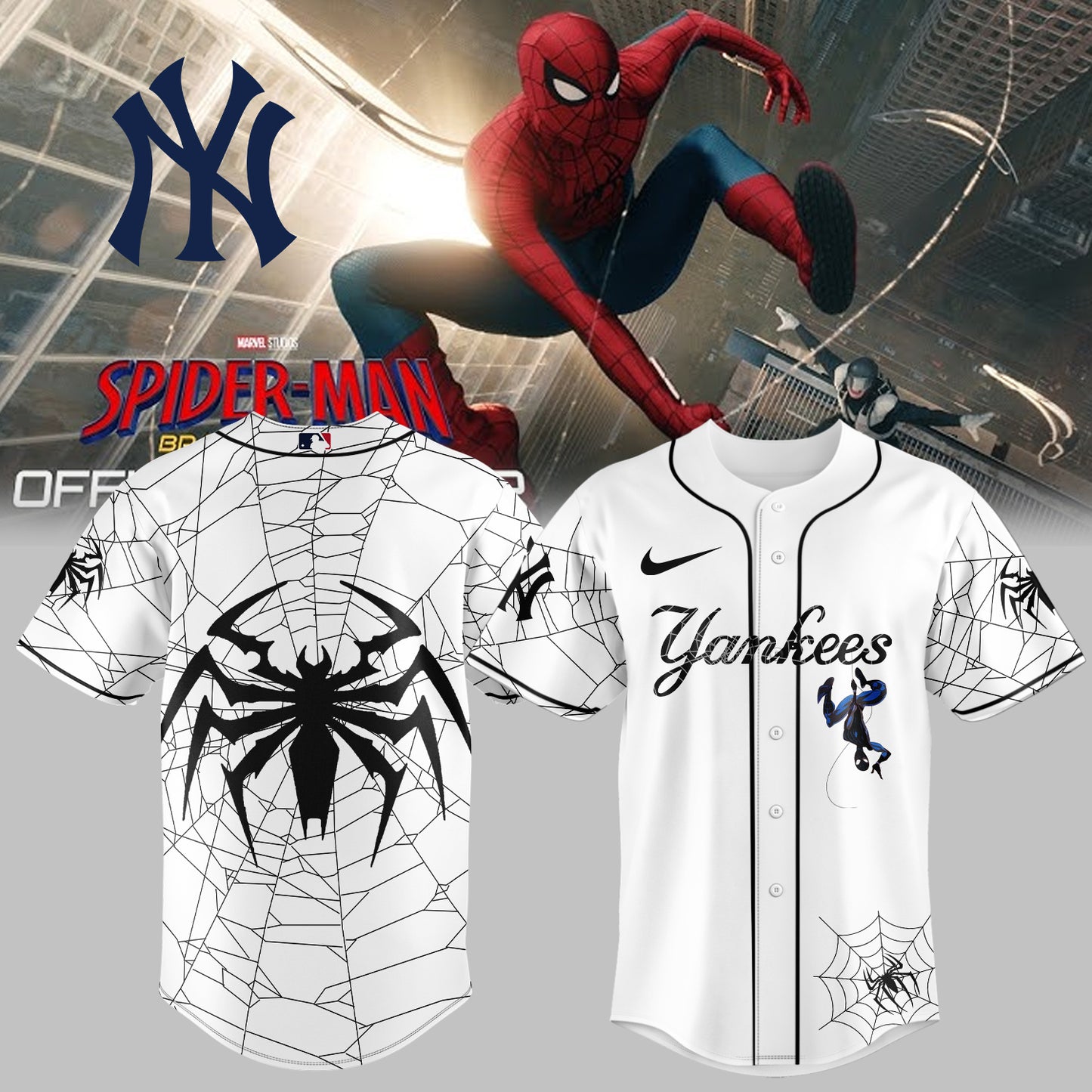 MLB ALL TEAM x Spider Man: Brand New Day Jersey | FX47