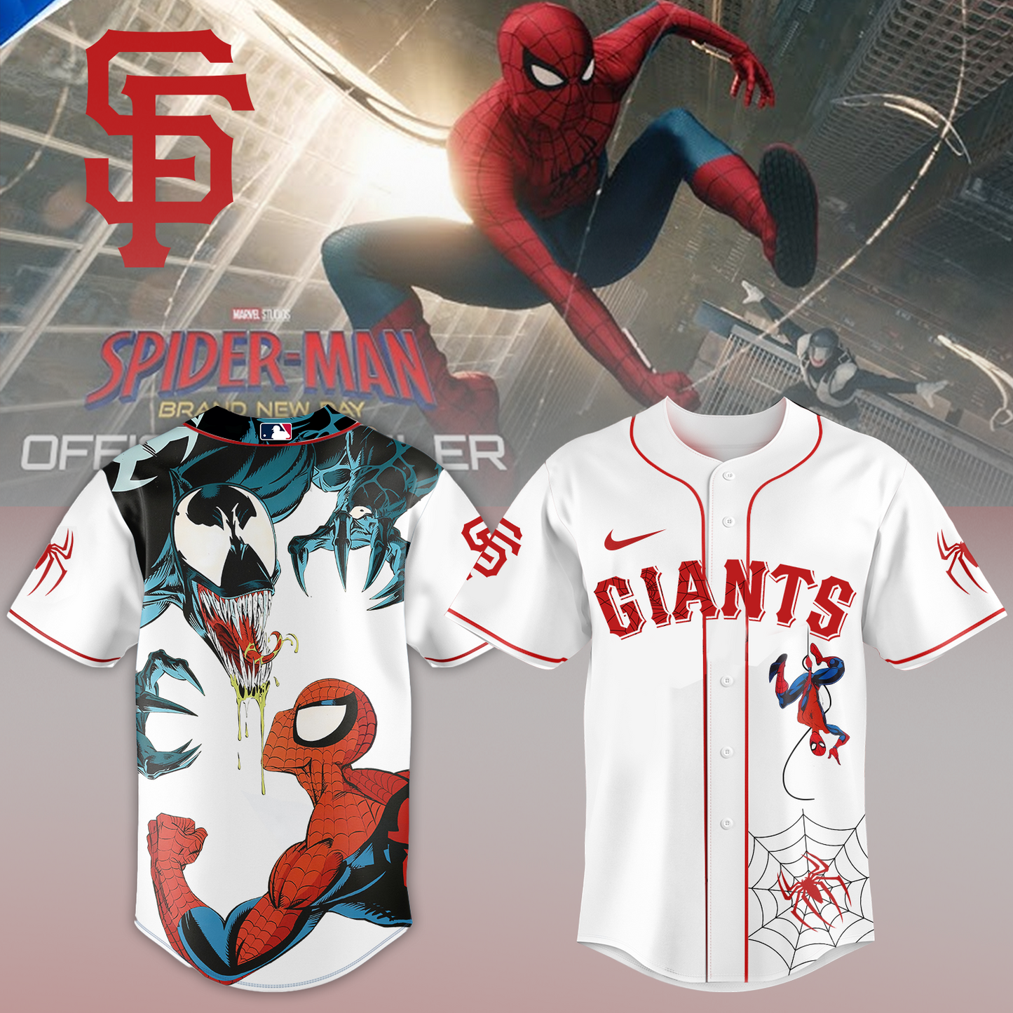 MLB ALL TEAM x Spider Man: Brand New Day Jersey | DX68