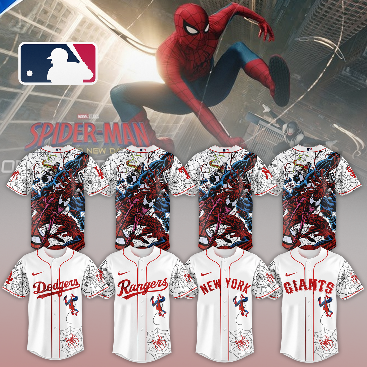 MLB ALL TEAM x Spider Man: Brand New Day Jersey | QI27