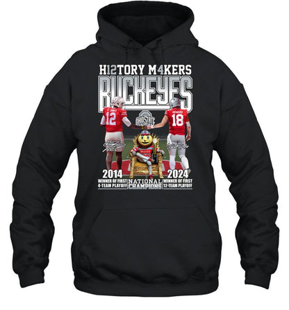 History Makers - Ohio State Buckeyes Shirt National Champions Limited Edition