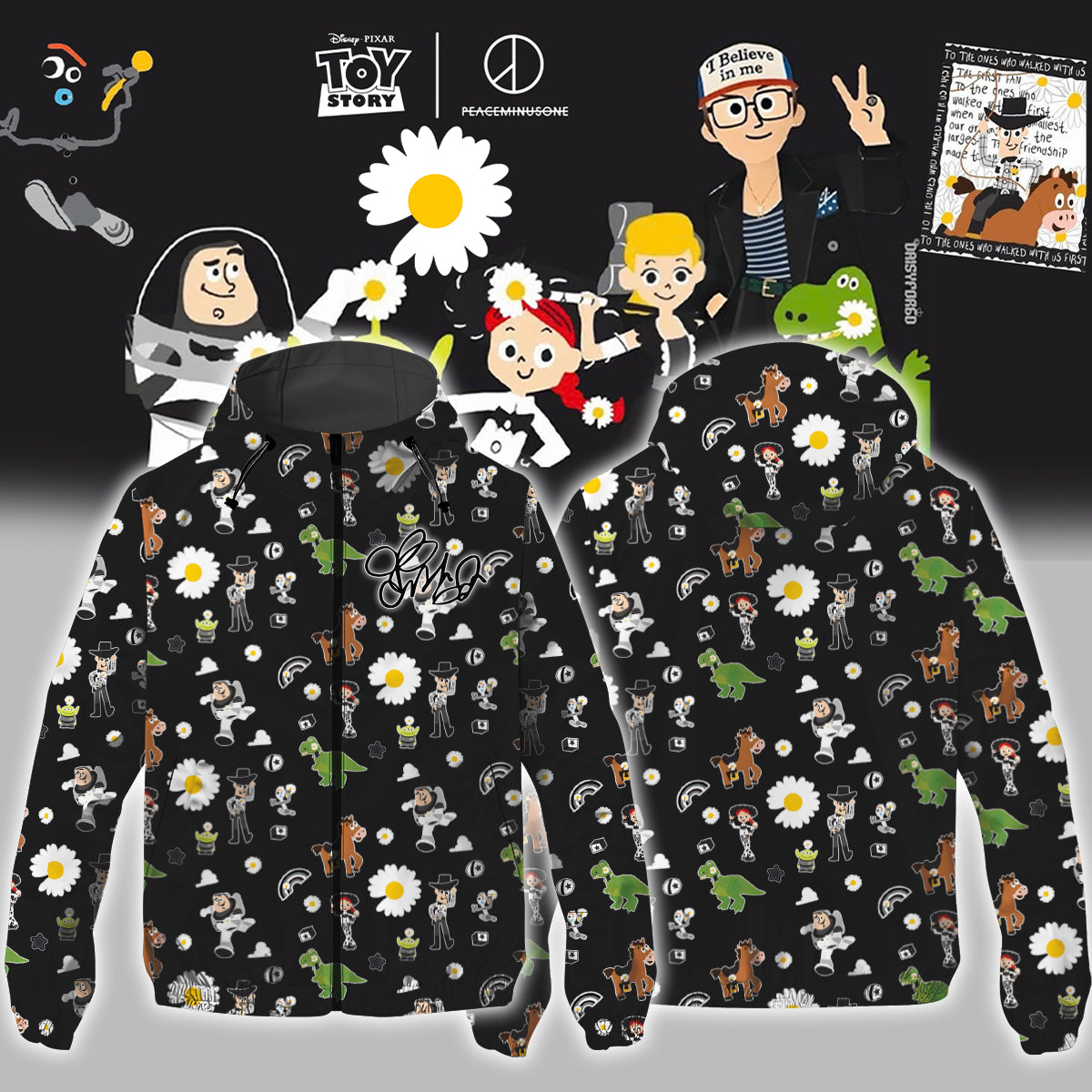 G-Dragon PEACEMINUSONE x Toy Story Jacket - Limited Collaboration