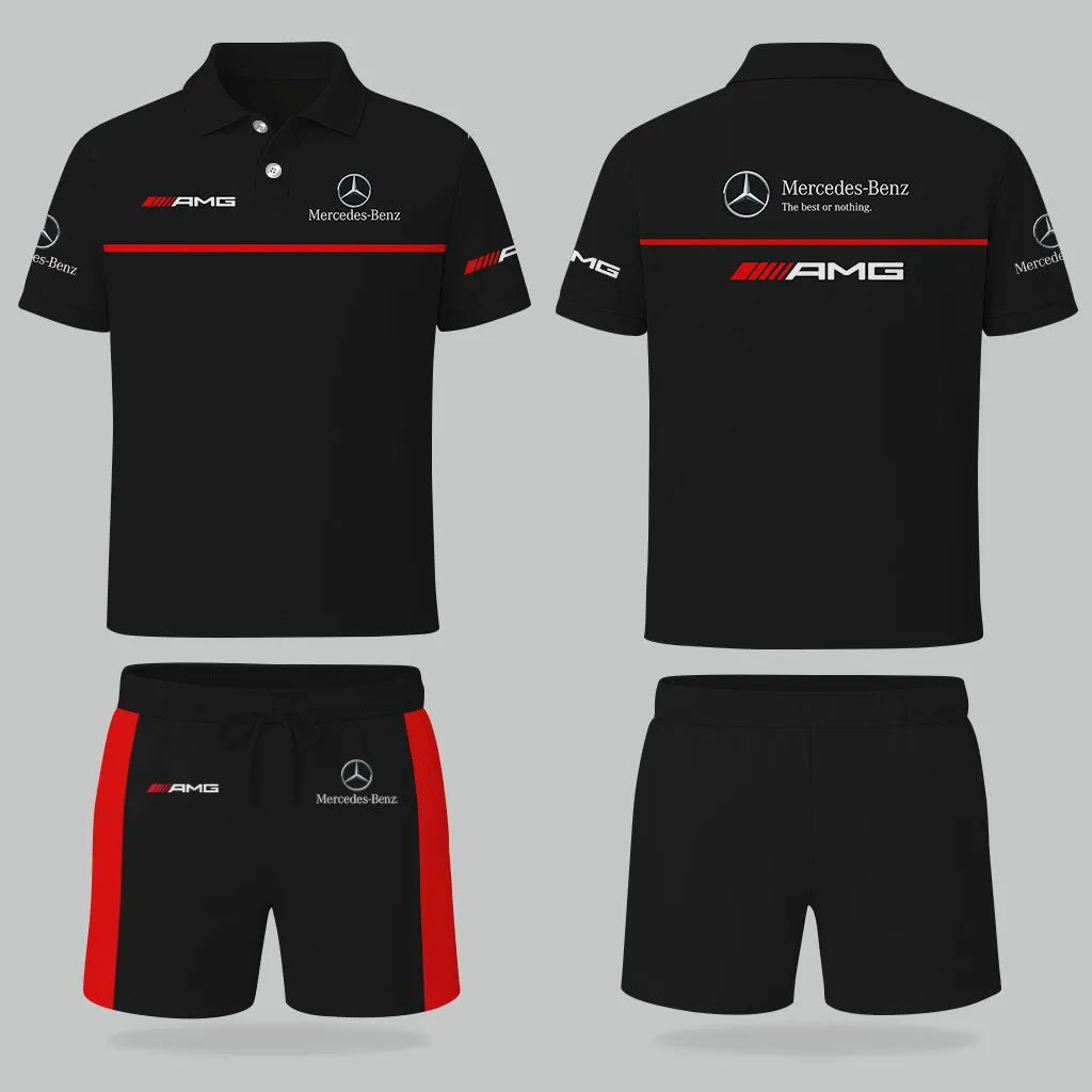 High Quality Men's Mercedes Polo Set MERCEDES-PO+STK-MR01498701