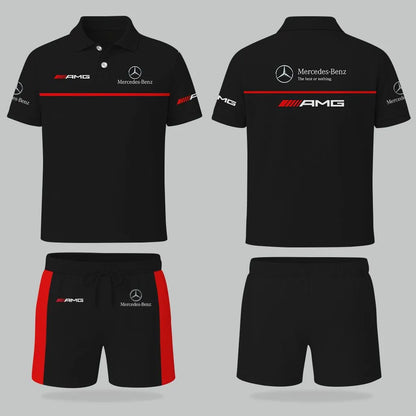 High Quality Men's Mercedes Polo Set MERCEDES-PO+STK-MR01498701