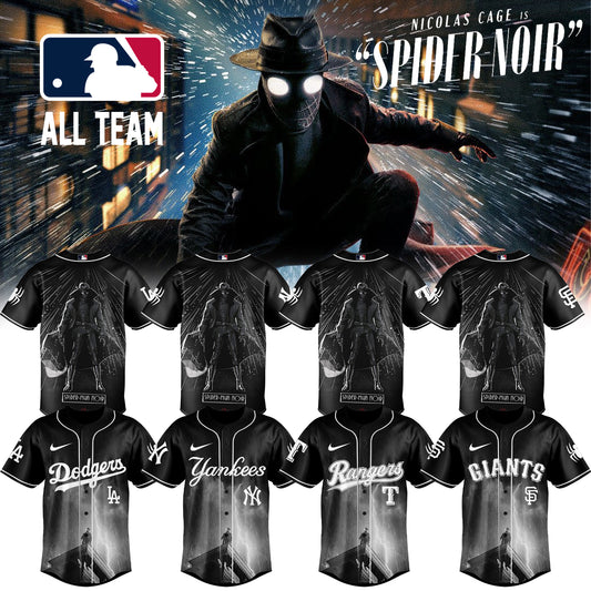 MLB ALL TEAM x Spider-Man Noir Limited Jersey | YO86