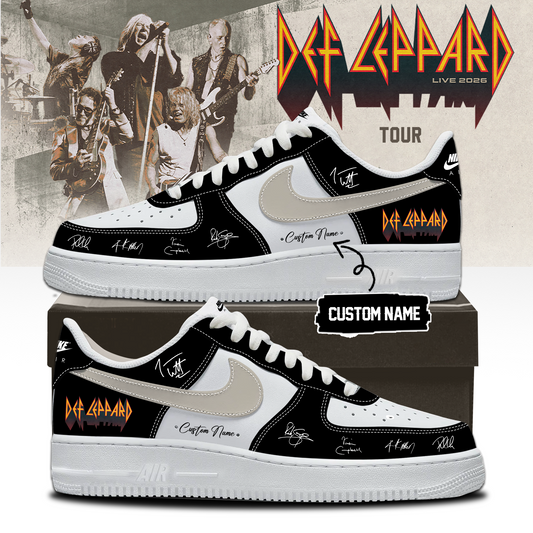 Def Leppard Live 2026 Limited Edition Signature Shoes 4 - Limited Edition Concert Footwear