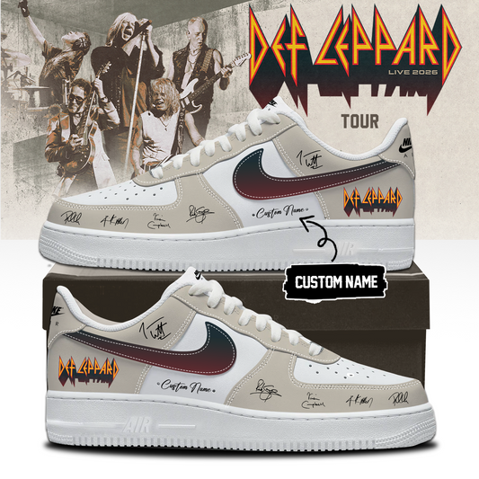Def Leppard Live 2026 Limited Edition Signature Shoes 3 - Tour Collection