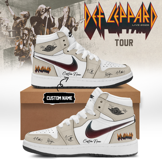 Def Leppard Live 2026 Limited Edition Signature Shoes 3 - Collectible Sneakers