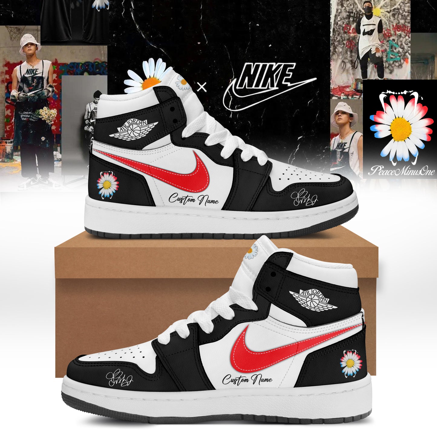 G-Dragon PEACEMINUSONE Shoes Design 6 - Limited Sneakers