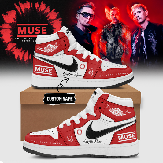 Muse The Wow! Signal Tour 2026 Limited Edition Signature Shoes 2 - Limited Release Sneakers