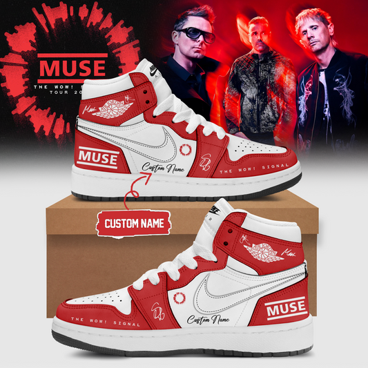 Muse The Wow! Signal Tour 2026 Limited Edition Signature Shoes 6 - Merchandise Collection
