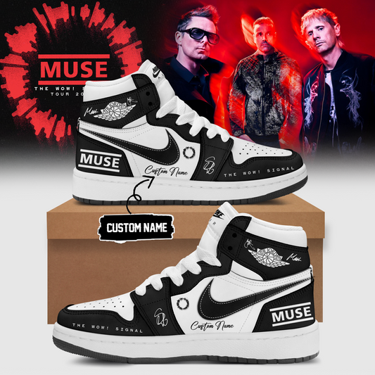 Muse The Wow! Signal Tour 2026 Limited Edition Signature Shoes 3 - Premium Concert Collection
