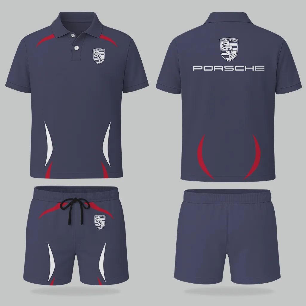 High Quality Customized Men's Porsche Polo Set PORSCHE-PO+STK-PS0741103