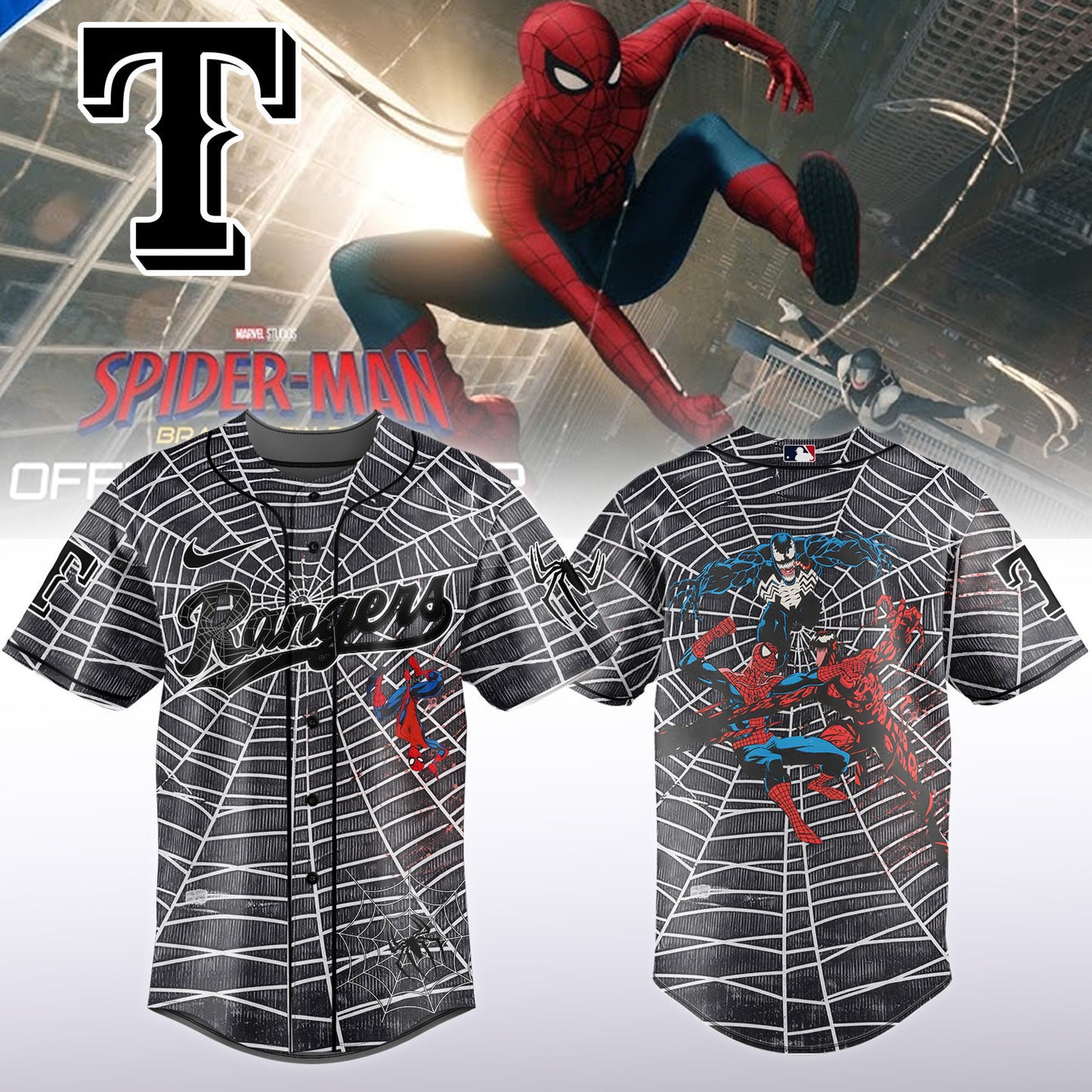 MLB ALL TEAM x Spider Man: Brand New Day Jersey | TT79