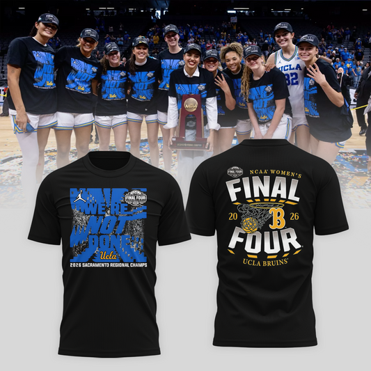 UCLA 2026 Women Basketball Five Four Champion T-Shirt Black Ver 13