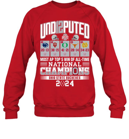 Ohio UND12PUTED - Ohio State Buckeyes Shirt National Champions Limited Edition