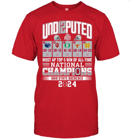 Ohio UND12PUTED - Ohio State Buckeyes Shirt National Champions Limited Edition