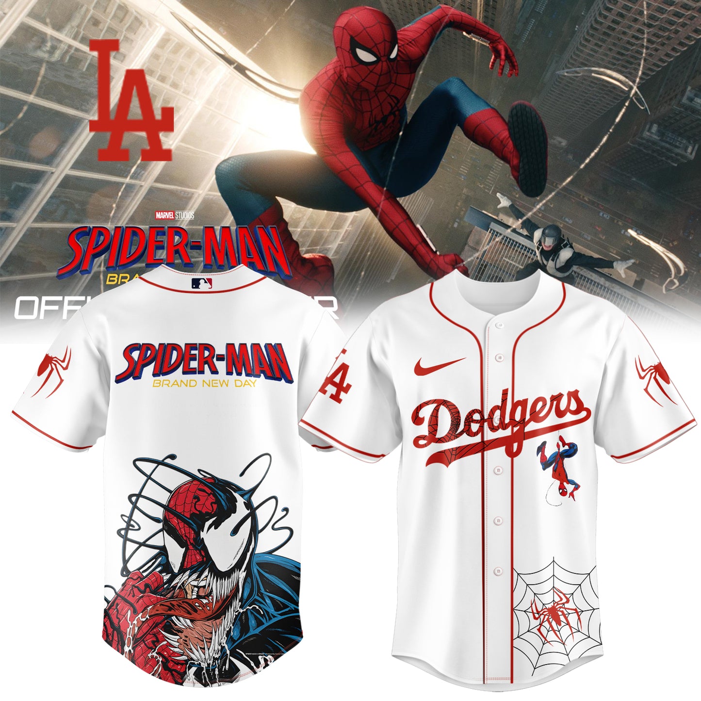 MLB ALL TEAM x Spider Man: Brand New Day Jersey | QU49
