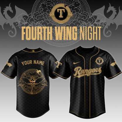 MLB ALL TEAMS x Fourth Wing Night Jersey (Custom Name) | ED50