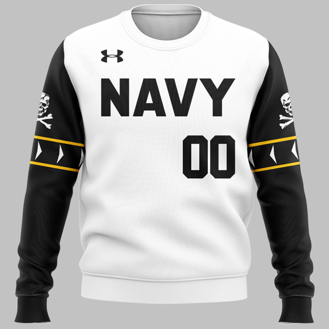 Special 2025 Jolly Rogers Navy Midshipmen Baseball Sweatshirt