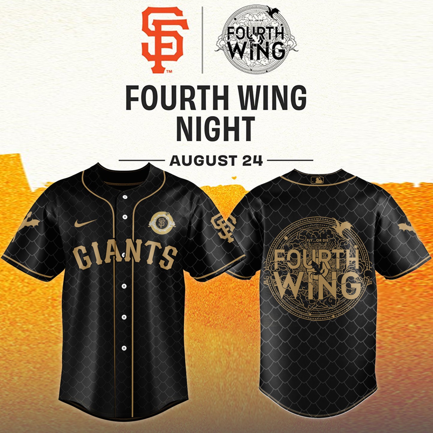 MLB ALL TEAMS x Fourth Wing Night Jersey | CM76