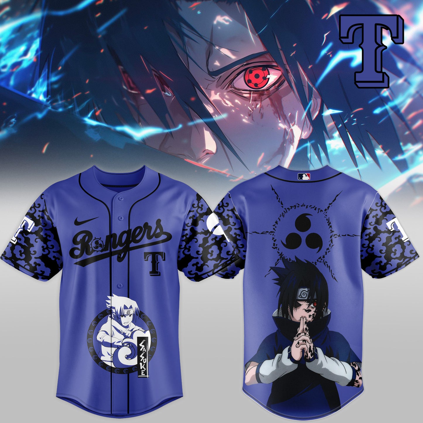 MLB ALL TEAM x Naruto "Sasuke" Limited Jersey | FQ56