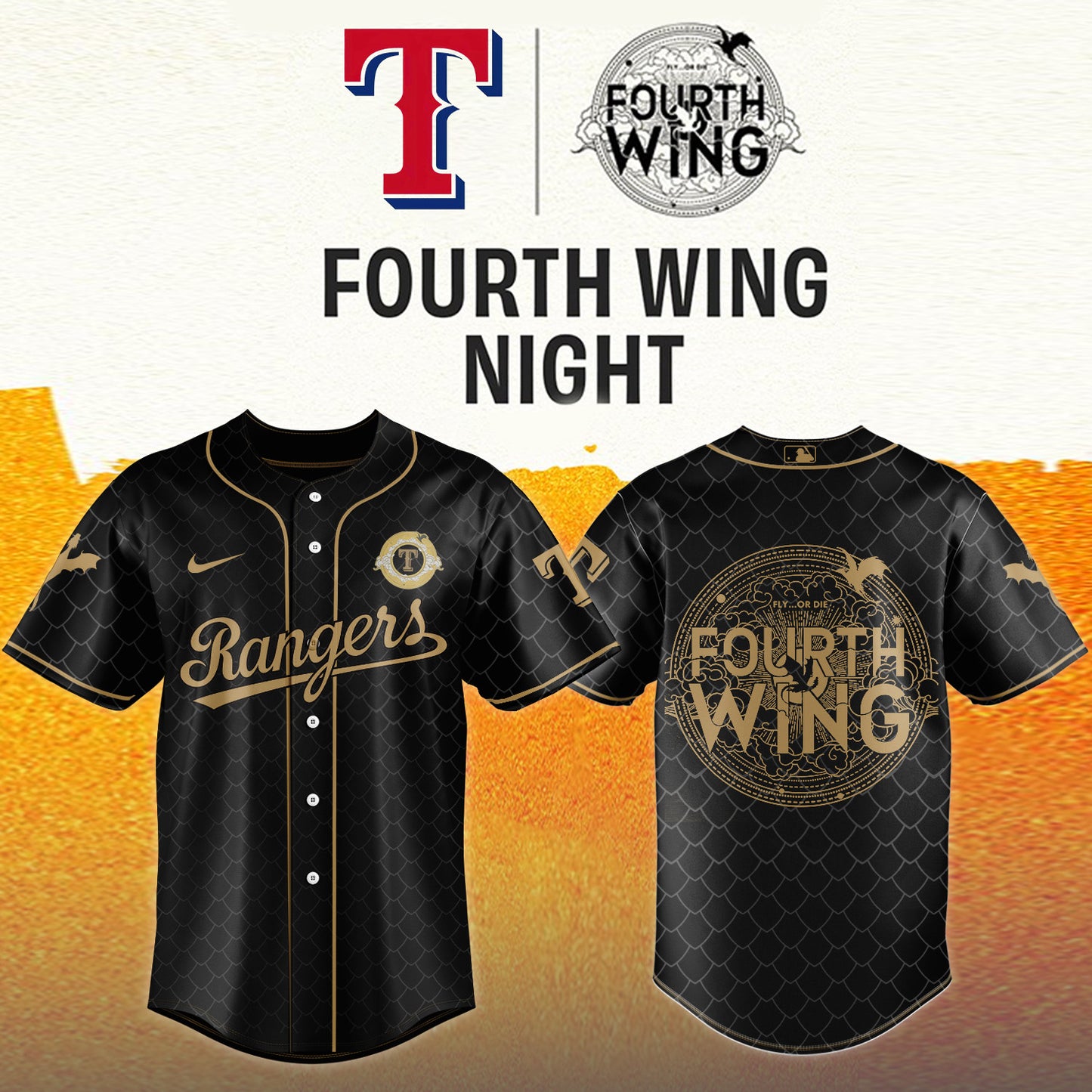 MLB ALL TEAMS x Fourth Wing Night Jersey | CM76