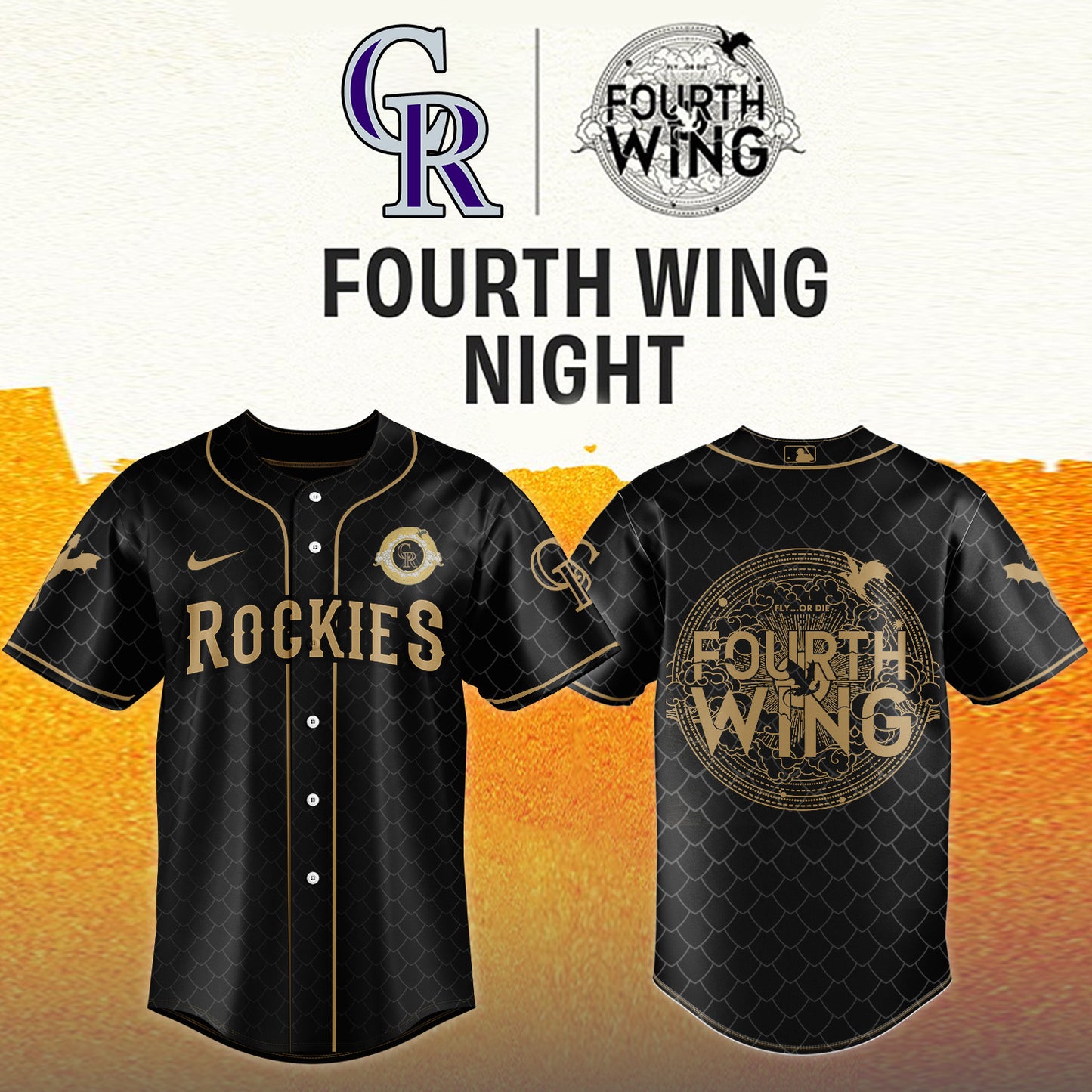 MLB ALL TEAMS x Fourth Wing Night Jersey | CM76