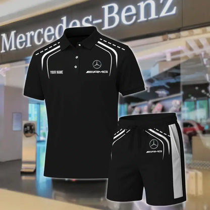 High Quality Customized Men's Mercedes Polo Set MERCEDES-PO+STK-MR01498714
