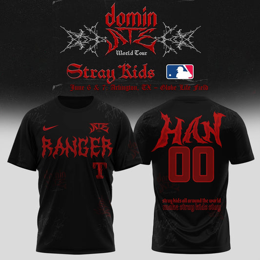 Texas Rangers x Stray Kids Dominate World Tour 2025