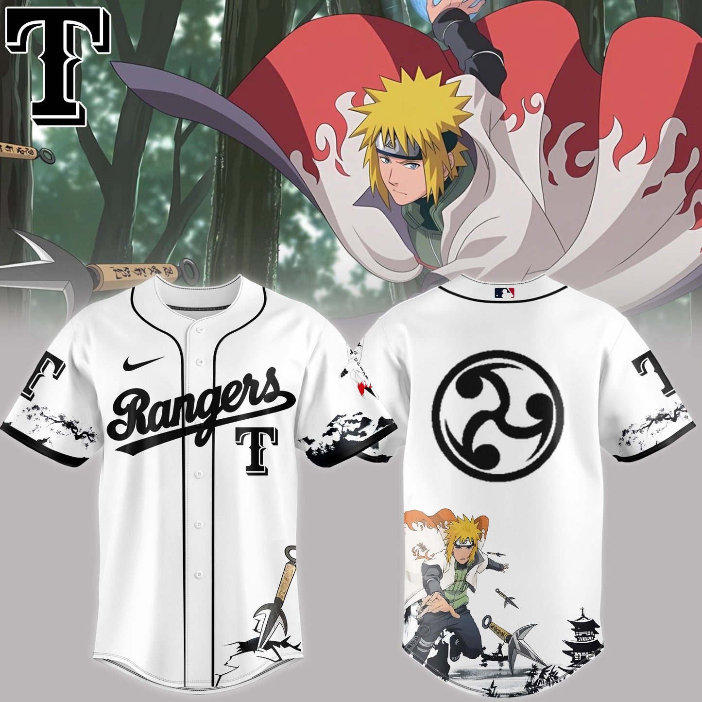 MLB ALL TEAM x Naruto "Minato" Limited Jersey | TP33
