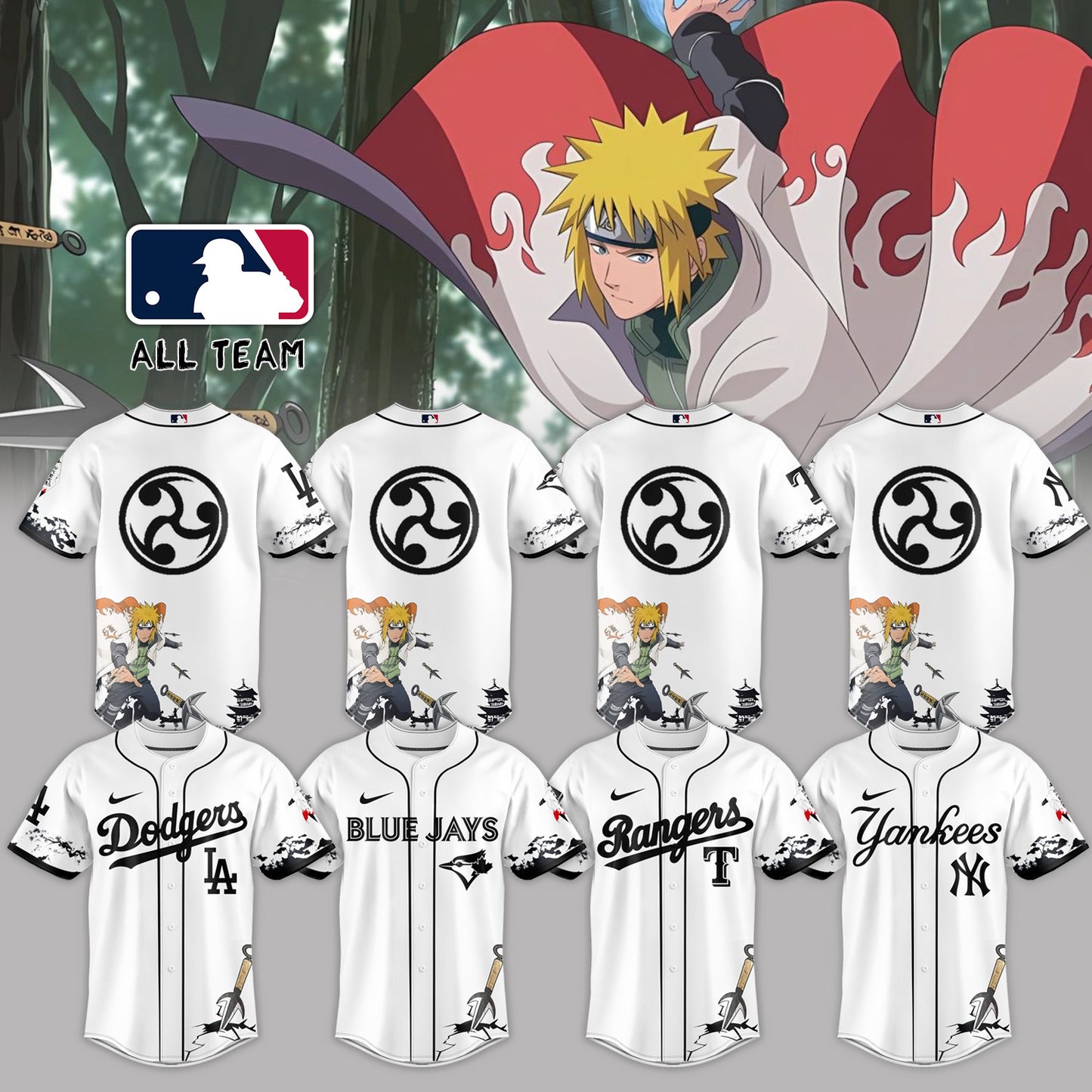 MLB ALL TEAM x Naruto "Minato" Limited Jersey | TP33