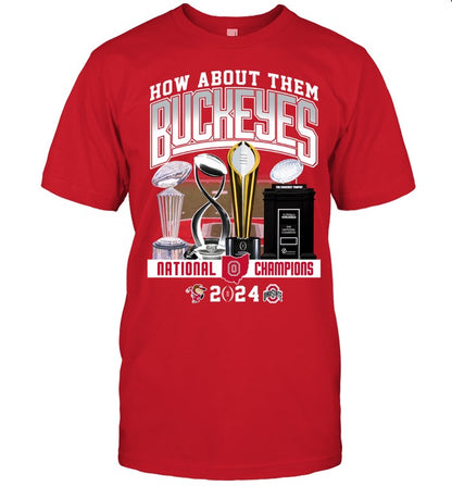 Ohio State Buckeyes Shirt National Champions Limited Edition, HOW ABOUT THEM BUCKEYES 2024